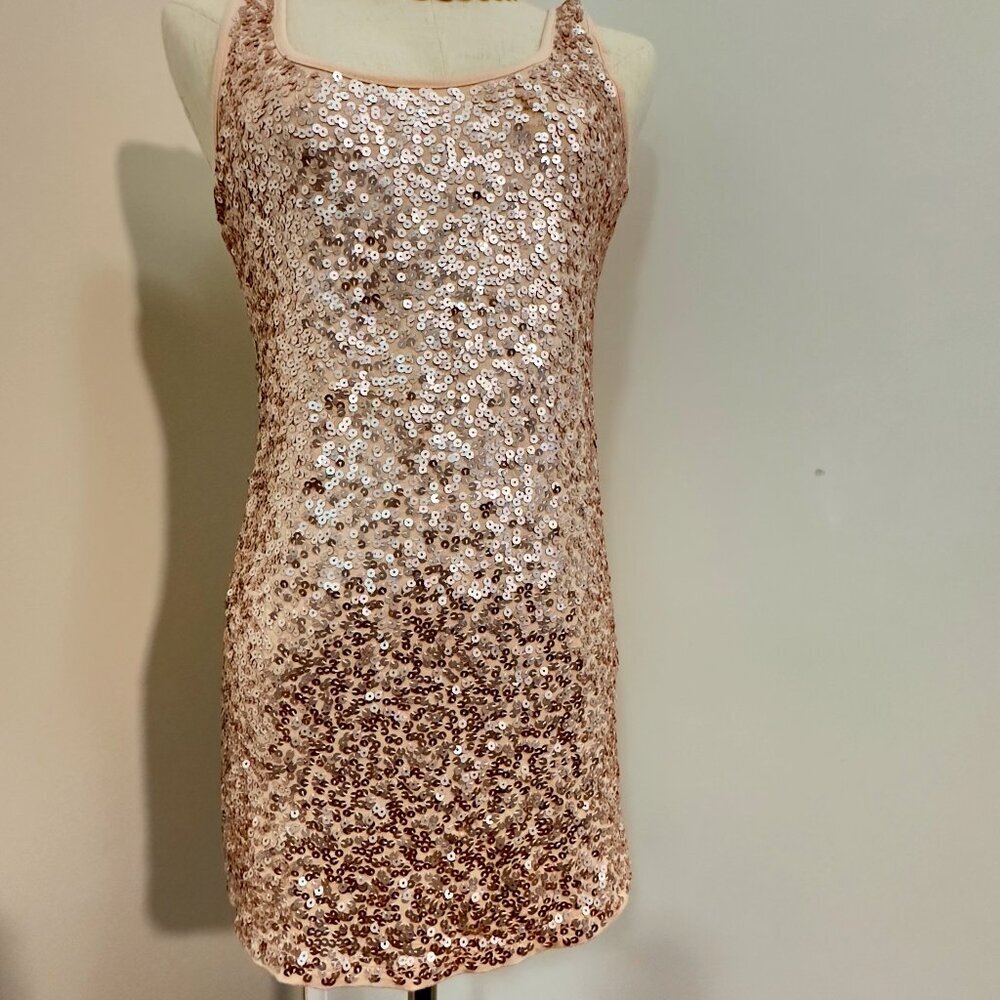 SUZY Sequin Sleeveless Mini Dress /top  (S)
